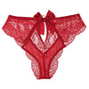 Lace Hollow Out Underwear with Bow