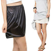 Casual Pure Silk Mini Skirts Slips