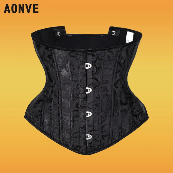 Steampunk Steel Boned Lace up Overbust Corset